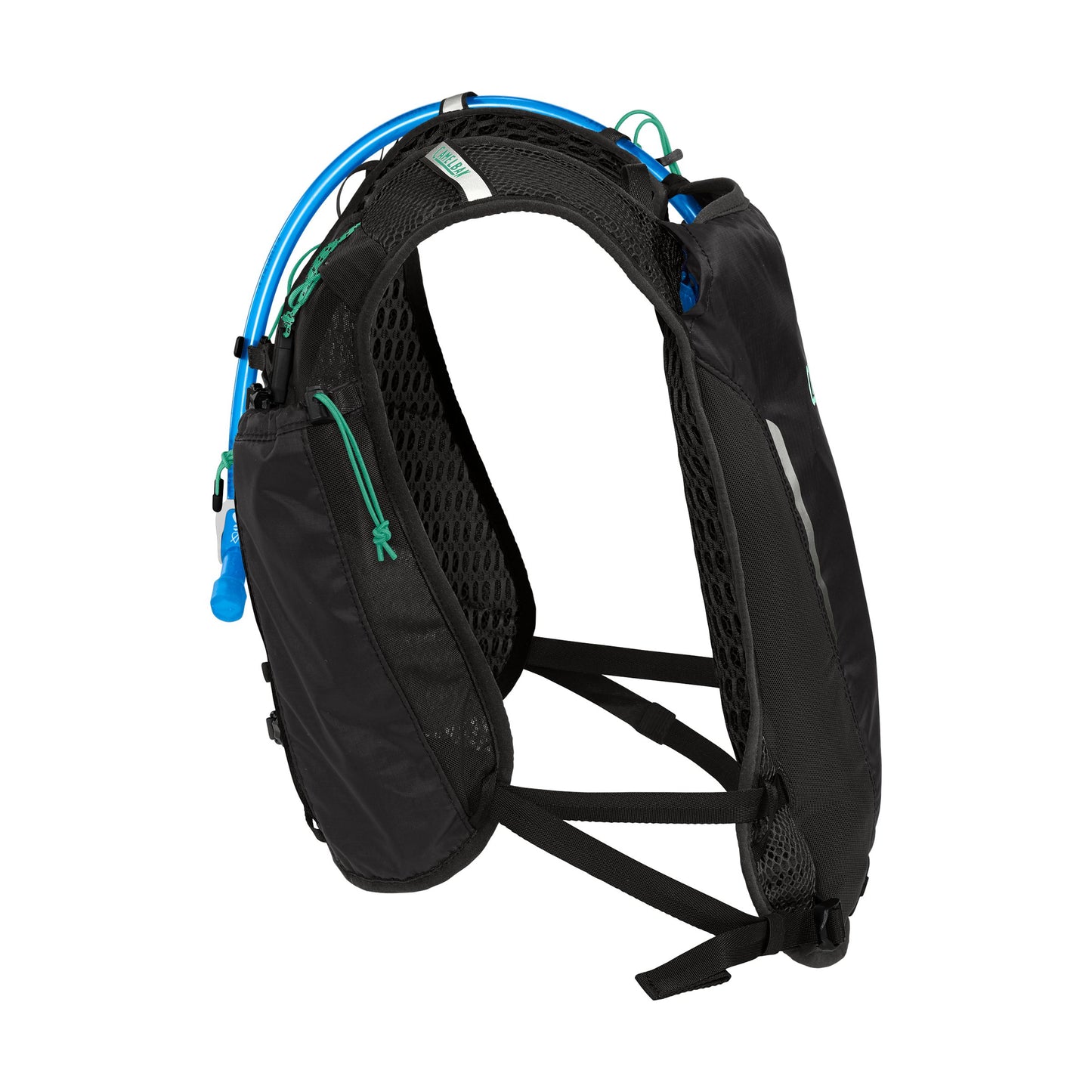 Men Circuit Hydration Running Vest with Crux 1.5L Reservoir ( Black)
