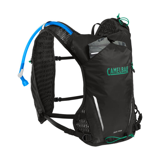 Men Circuit Hydration Running Vest with Crux 1.5L Reservoir ( Black)