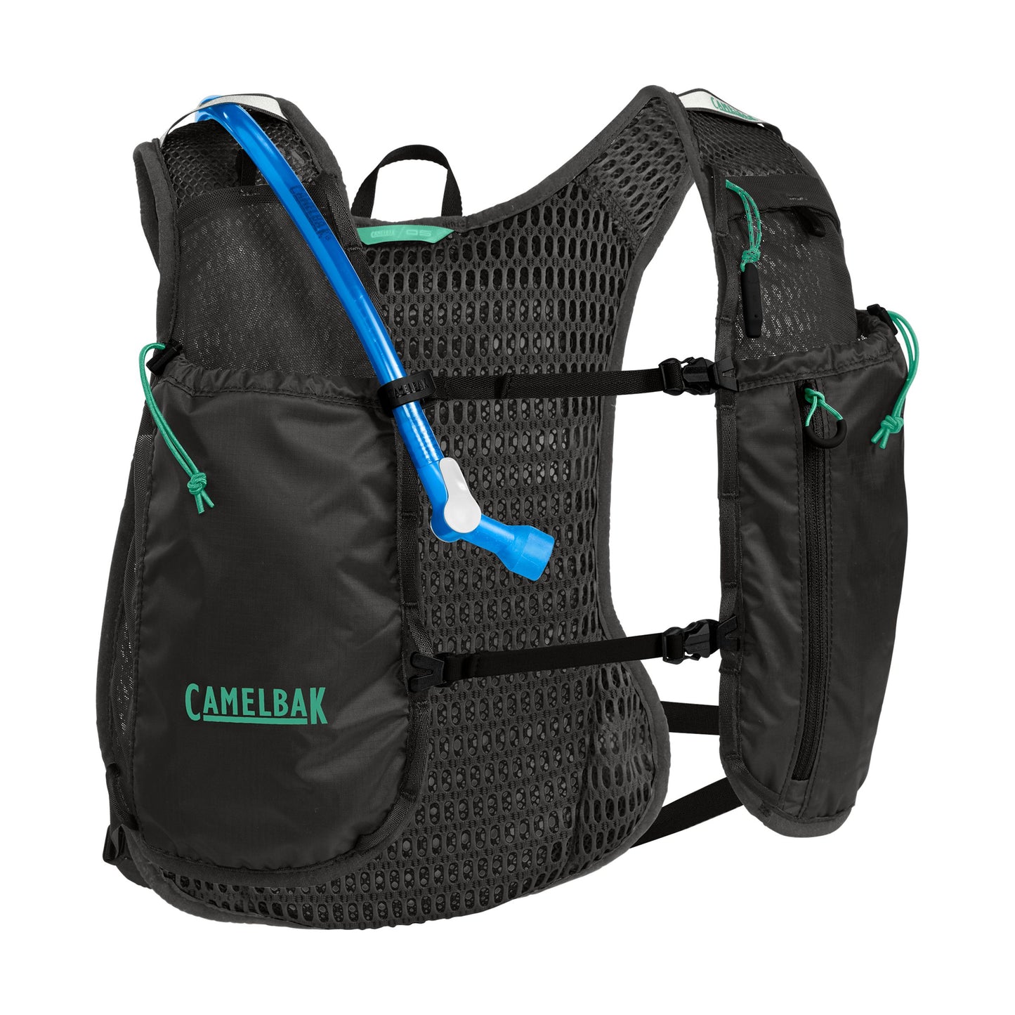 Men Circuit Hydration Running Vest with Crux 1.5L Reservoir ( Black)