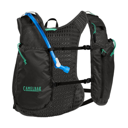 Men Circuit Hydration Running Vest with Crux 1.5L Reservoir ( Black)