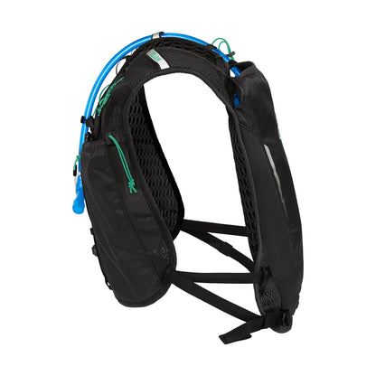 Men Circuit Hydration Running Vest with Crux 1.5L Reservoir ( Black)