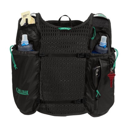 Men Circuit Hydration Running Vest with Crux 1.5L Reservoir ( Black)