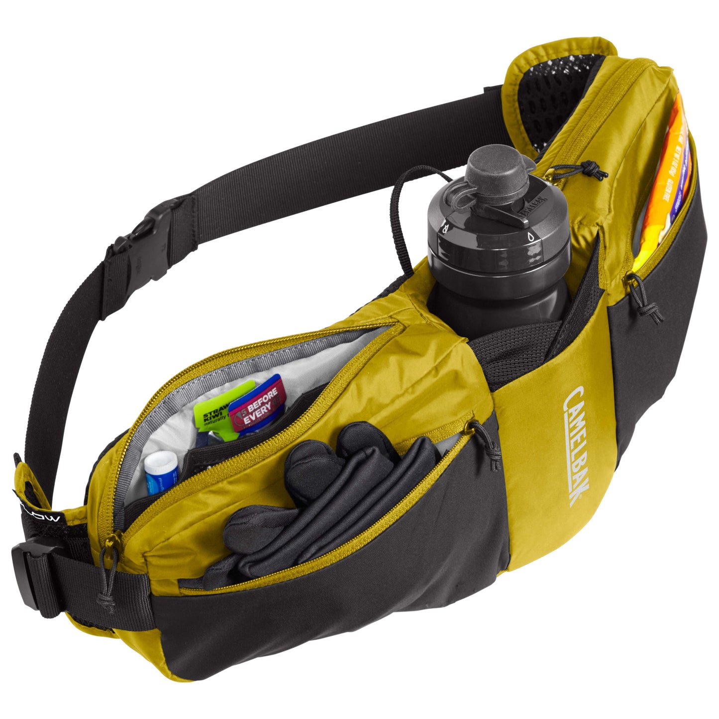Podium Flow 4 Hydration Waist Pack with 21oz Podium Dirt Series Bottle