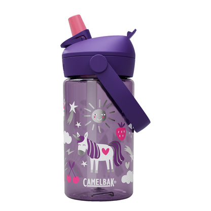 Thrive Flip Straw Kids Water Bottle 400ml