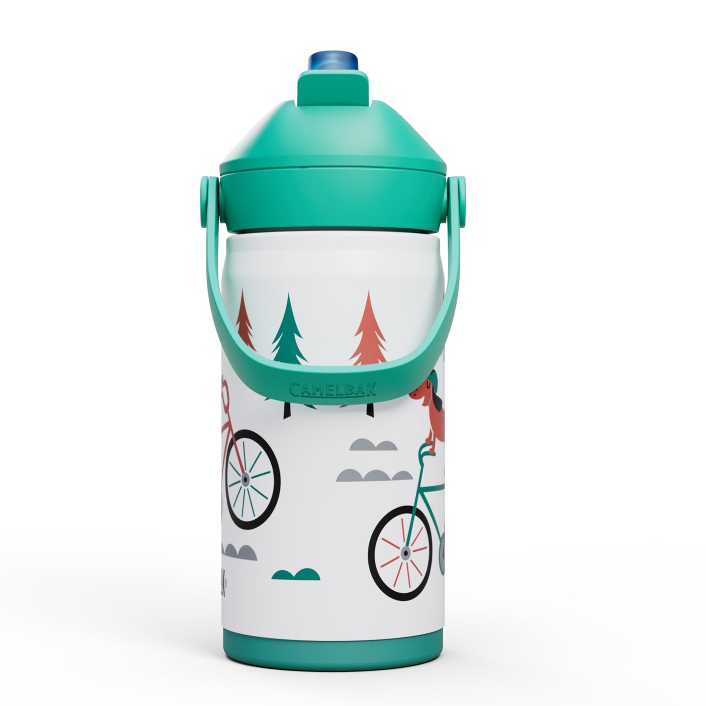 Thrive Flip Straw Kids Insulated Stainless Steel Bottle 350ml