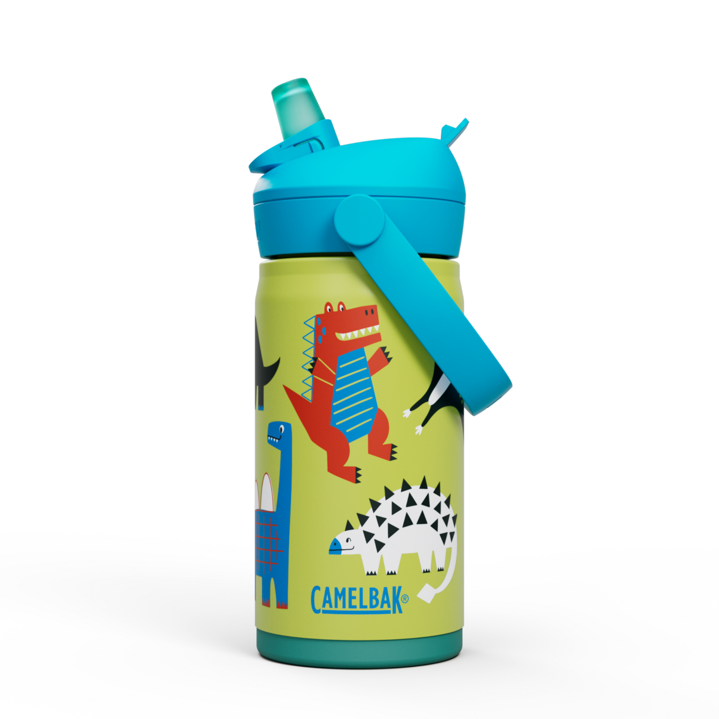 Thrive Flip Straw Kids Insulated Stainless Steel Bottle 350ml