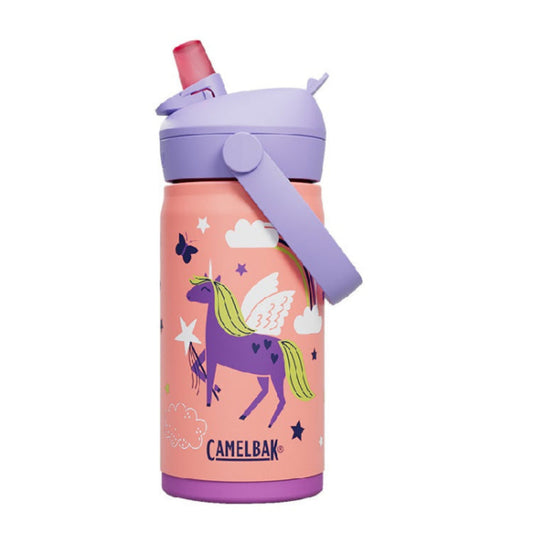 Thrive Flip Straw Kids Insulated Stainless Steel Bottle 350ml