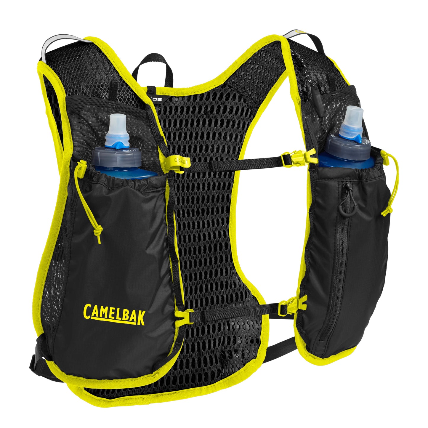 Men Trail Run Vest with Two 17oz Quick Stow Flasks