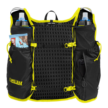 Men Trail Run Vest with Two 17oz Quick Stow Flasks